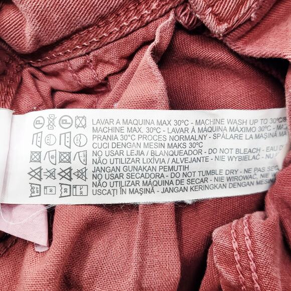 Zara Man Denim Wear Rust Color Brown Jeans 5-Pocket Zip Button Fly Men's Size 31 - Picture 8 of 8